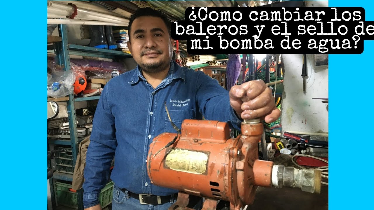 Cambio de Baleros y Sello en una bomba | Dani Plumber