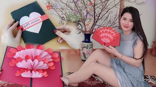 Valentine Card Ideas | St Jude Valentine Card | DIY Valentine Popup Card | HaTrang's Art