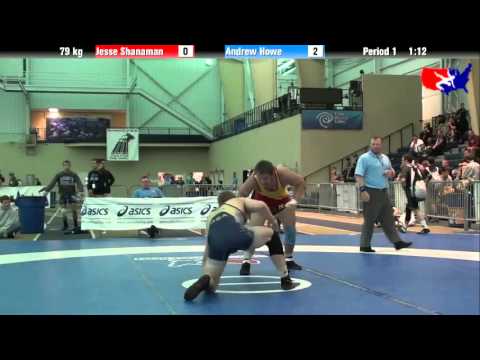 Jesse Shanaman vs. Andrew Howe at 2013 ASICS University Nationals - FS