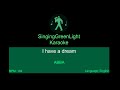 Karaoke ABBA I Have A Dream With Backing Vocals SGL 65