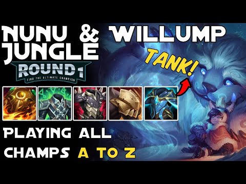 FULL TANK NUNU JUNGLE but they have an ENORMOUS CHO'GATH - Season 12 - League of Legends - Round 1