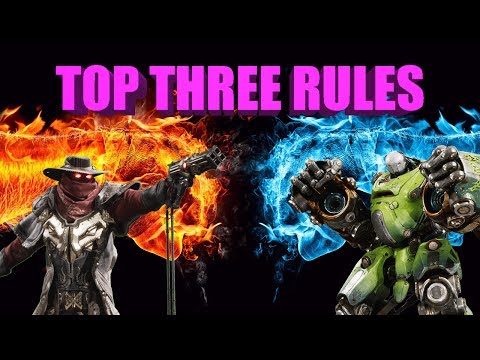 Paragon Top Three Rules For Each Role (Satire)