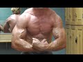 Pumped Up Vascular Bodybuilder Muscle Flexing Update