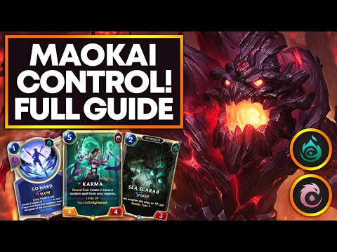 MAOKAI KARMA MILL Control (80% WR) DOMINATES Masters Ladder! | Legends of Runeterra Best Decks