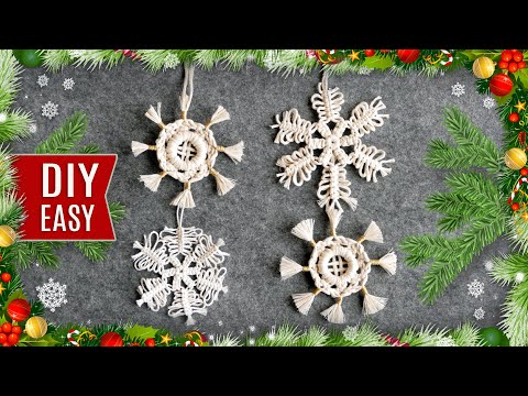DIY Rope Gnomes EASY Macrame Christmas Crafts