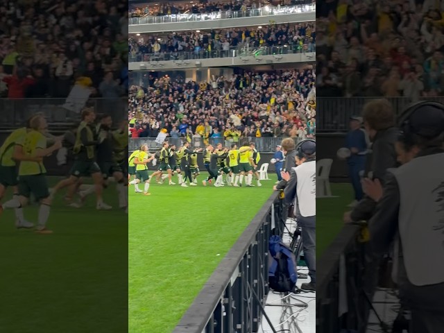 Listen to that roar 😲🔊🦁🎚️ #Socceroos #OnThisDay