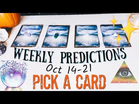{Pick A Card} 🔮 WEEKLY PREDICTIONS✨! Oct 14th-21st 2019