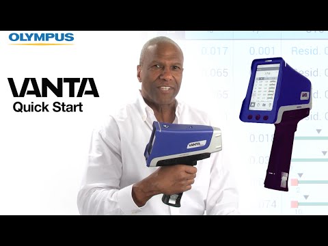 Vanta™ Handheld XRF Analyzer | Quick Start Guide for M, C, and L Series Analyzers