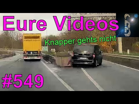 Eure Videos #549 - Dashcam - Schunkelnder Anhänger - Ausbrechendes Heck - Fahrsicherheitstraining