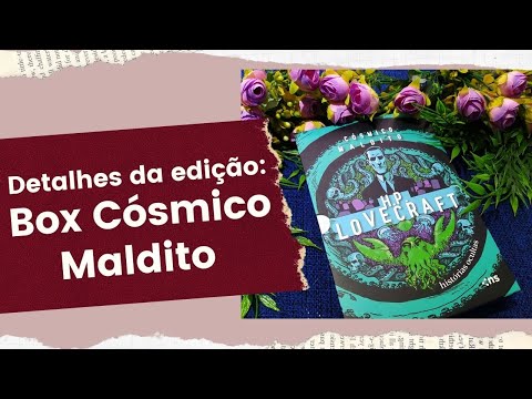 BOX CÓSMICO MALDITO, H. P. Lovecraft - Detalhes da edição 🐙 | Biblioteca da Rô