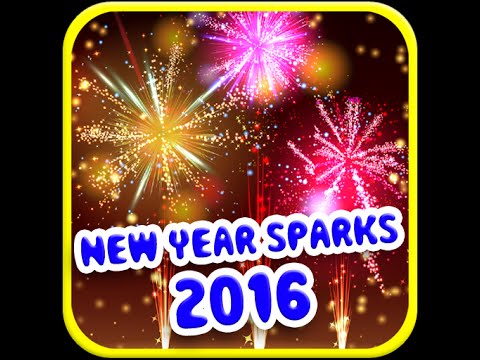 New Year Sparks Live Wallpaper 2016