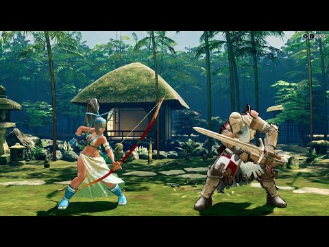 Samurai Shodown - Mina VS Warden