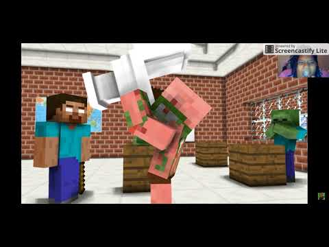 Monster School: The Mobs Caught the Teacher Dancing in the Classroom - Minecraft Animation