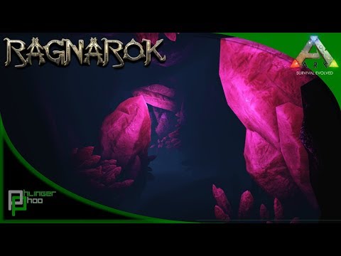 Ark: EXPLORING RAGNAROK! MAX LEVEL ICE WYVERN! PINK CRYSTAL CAVE! # 22