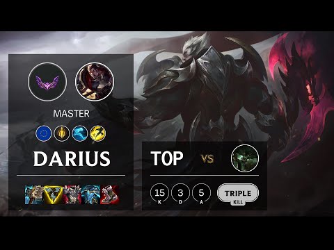 Darius Top vs Warwick - EUW Master Patch 12.5