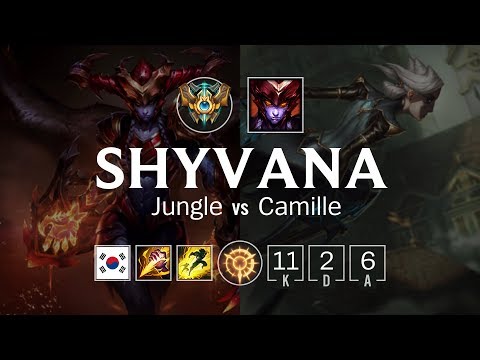 Shyvana Jungle vs Camille - KR Challenger Patch 8.7