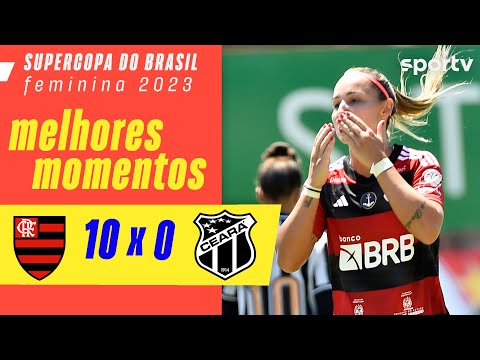 Gols e lances de Flamengo x Ceará