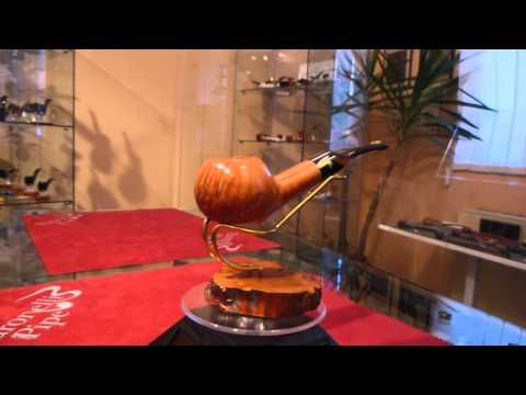 Brand new briar pipe PARONELLI half bent apple handmade -  eBay item number: 400998282922