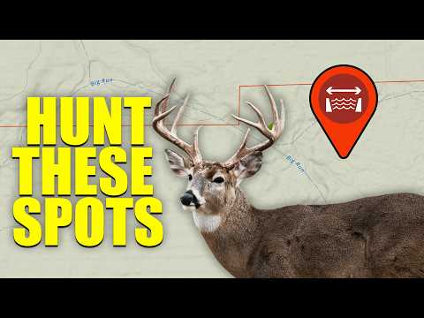 Hunting CREEK CROSSINGS for Big Bucks the RIGHT WAY!