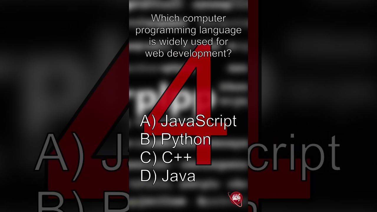 Quiz: Which computer programming language is widely used for web development?