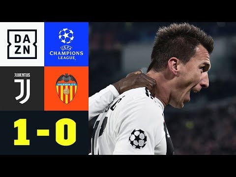 Dank Mario Mandzukic: CR7 und Co. im Achtelfinale: Juventus - Valencia 1:0 | UCL | Highlights