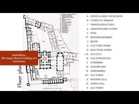 Part 2 Hosios Loukas Monastery - architecture