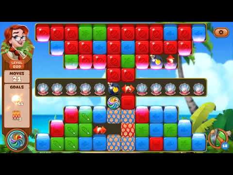 Lost Island: Blast Adventure - Level 609 (No Boosters) HD