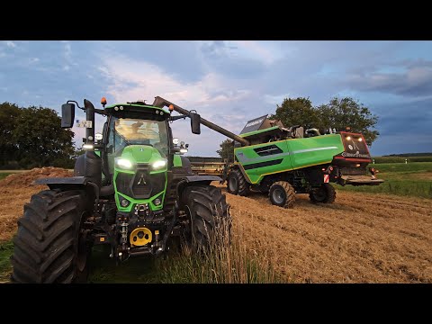 Sagenhaft der Deutz-Fahr C9206 T5 Mähdrescher bei der Weizenernte 2023 mit TTV 6190!