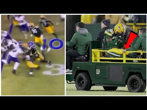 SHOCKING 😱 Kamal Hadden Horrific Leg Injury vs Ravens  Packers Players Pray 🙏