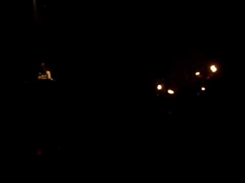 DJ Rinaneko with Fire dance at La Machine du Moulin Rouge in Paris