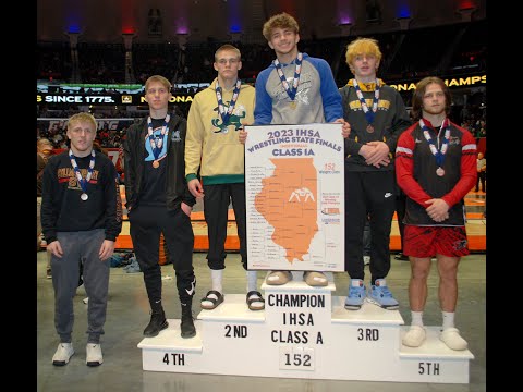 1A 152 lbs 1st Place Match - Marco Spinazzola, Peotone vs Luke Christie, Kankakee (McNamara)
