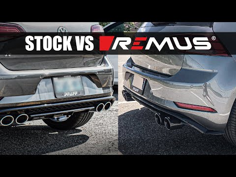ULTIMATE SOUND COMPARISON | Golf R REMUS vs Stock Exhaust (Mk7.5)