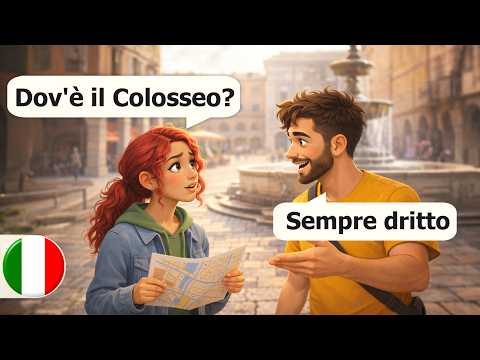 10 authentische italienische Konversationen für Anfänger (A1-A2) Einfache italienische Dialoge für d