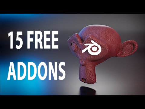 15 Free ADDONS That Make Blender EASY (Beginner Friendly)