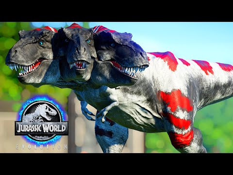 Ultimasaurus, T REX, Siren Head, King Ghidorah Dinosaurs Hunt & Fight   Jurassic World Evolution