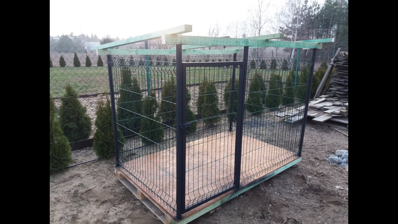 #Kojec dla psa - budowa,  playpen for a dog