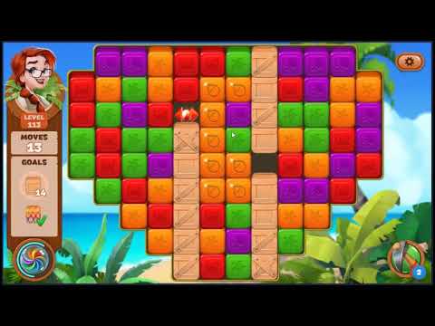 Lost Island Blast Adventure Level 113 - NO BOOSTERS 🏝️ | SKILLGAMING ✔️