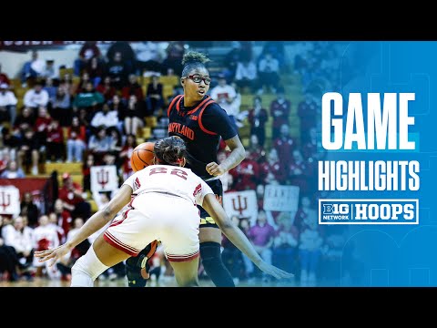 Maryland at Indiana | HIGHLIGHTS | Big Ten Women's Basketball | 02/27/2025