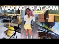 WAKING UP AT 5AM FOR A WEEK Facial Building A Routine Matcha Friends Gym