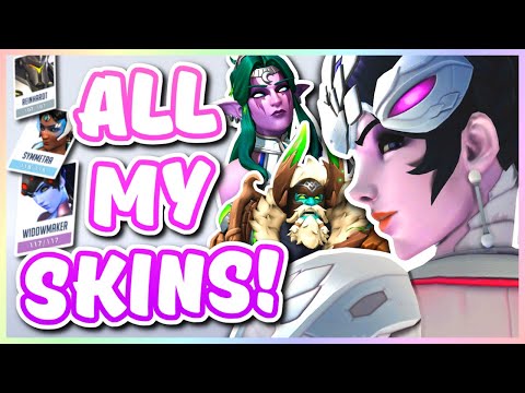 Overwatch - ALL OF SKINS AND ITEMS IN OVERWATCH (Hero Gallery Tour Part 2!)