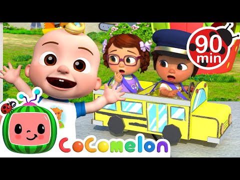 Wheels on the Bus on the Playground | CoComelon | Songs and Cartoons | Best Videos for Babies