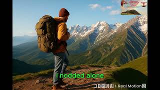 “The Traveler and the Blue Flower Field”