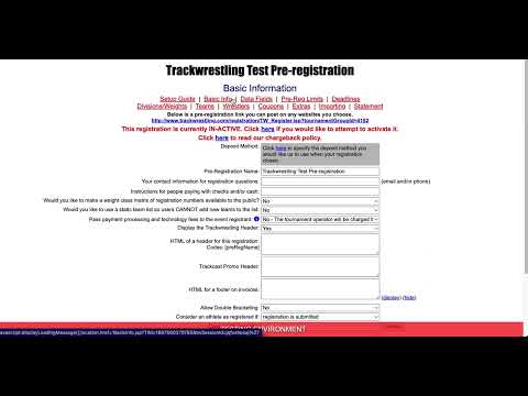 Activate Event Registration
