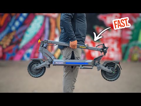 This Scooter Goes 40+ MPH and Is Too Fun! // Ausom DT2 Pro Review
