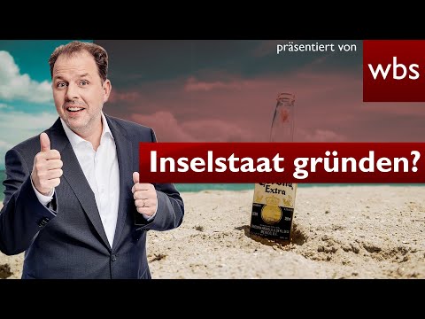 Corona-Flucht: Insel aufschütten und eigenen Staat gründen? | Anwalt Christian Solmecke