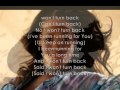 Won't Turn Back - Damita Haddon - Lyric Video