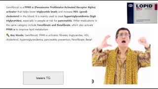 Gemfibrozil, PPAR activator, fibrates, triglycerides, HDL cholesterol, hypertriglyceridemia,