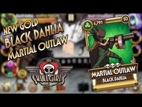 Fighter Reveal: Black Dahlia - MARTIAL OUTLAW | Skullgirls Mobile