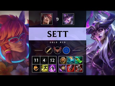 Sett Mid vs Syndra - EUW Grandmaster Patch 25.17
