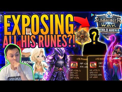 *EXPOSED* Judas's OP Runes & Monsters! SWC Finals Player?! -  G3 Runes & LD NAT 5s! - Summoners War